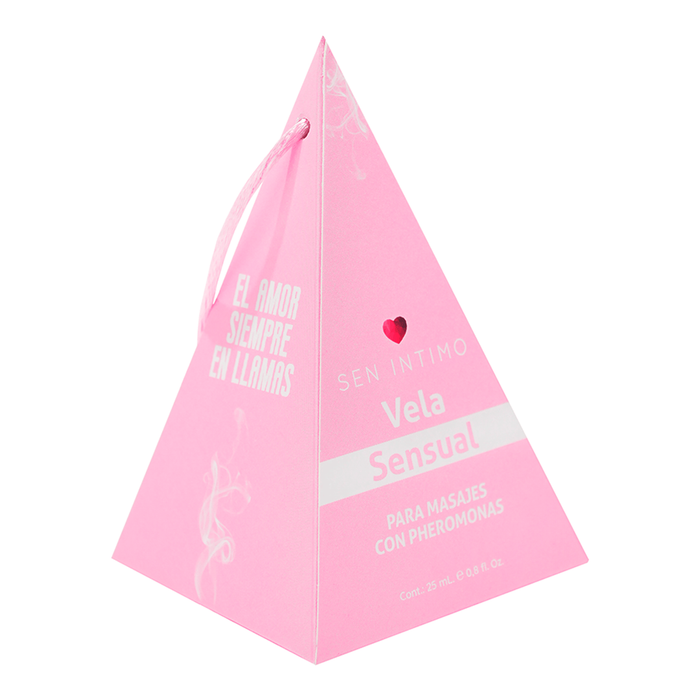 Vela para Masajes  - Vela Sensual pirámide - 25 ML